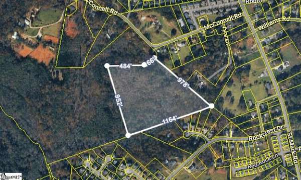 17.8 Acres of Land for Sale in Taylors, South Carolina