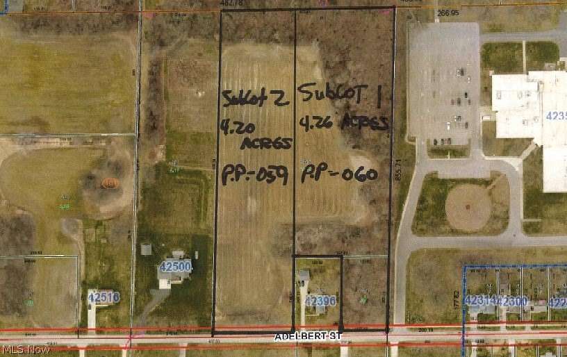 4.2 Acres of Residential Land for Sale in Elyria, Ohio