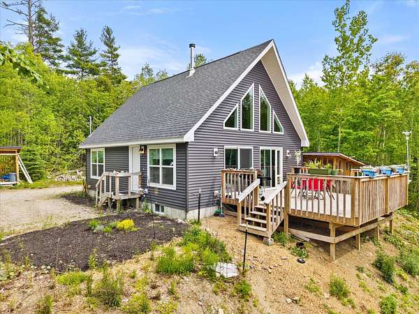135 Acres of Land with Home for Sale in Bucksport, Maine