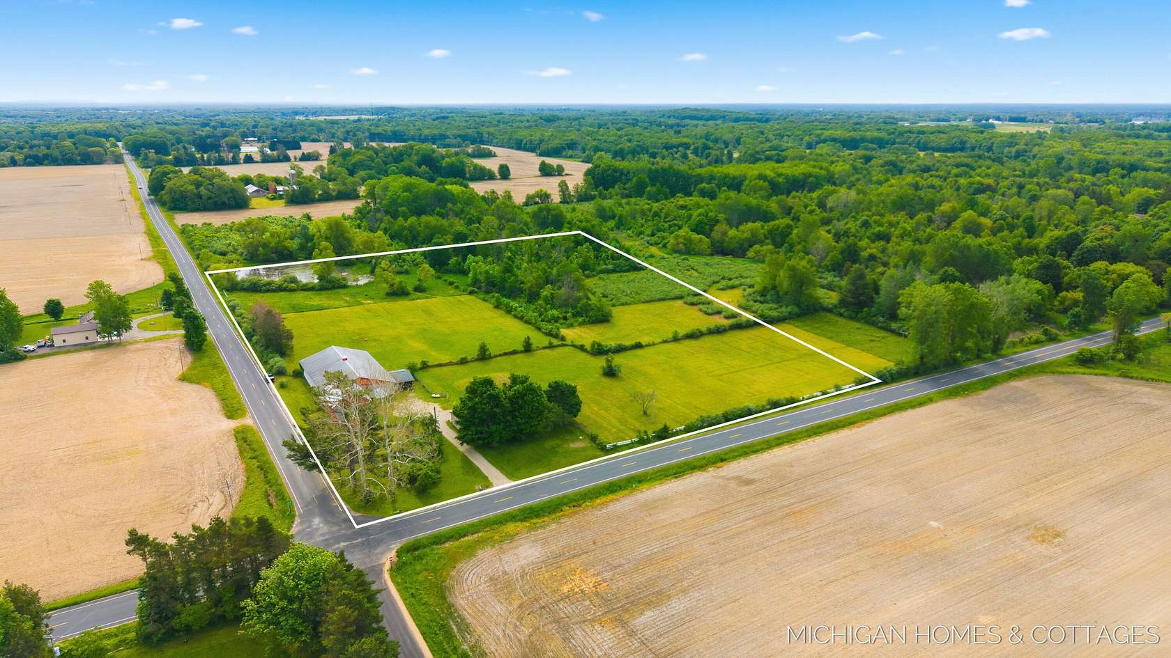 11 Acres of Land with Home for Sale in Fennville, Michigan