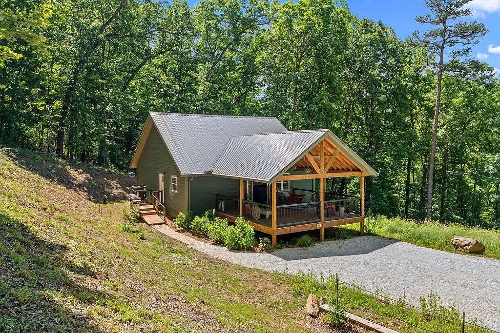 17.3 Acres of Recreational Land with Home for Sale in Franklin, North Carolina