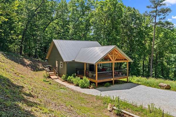 17.3 Acres of Recreational Land with Home for Sale in Franklin, North Carolina