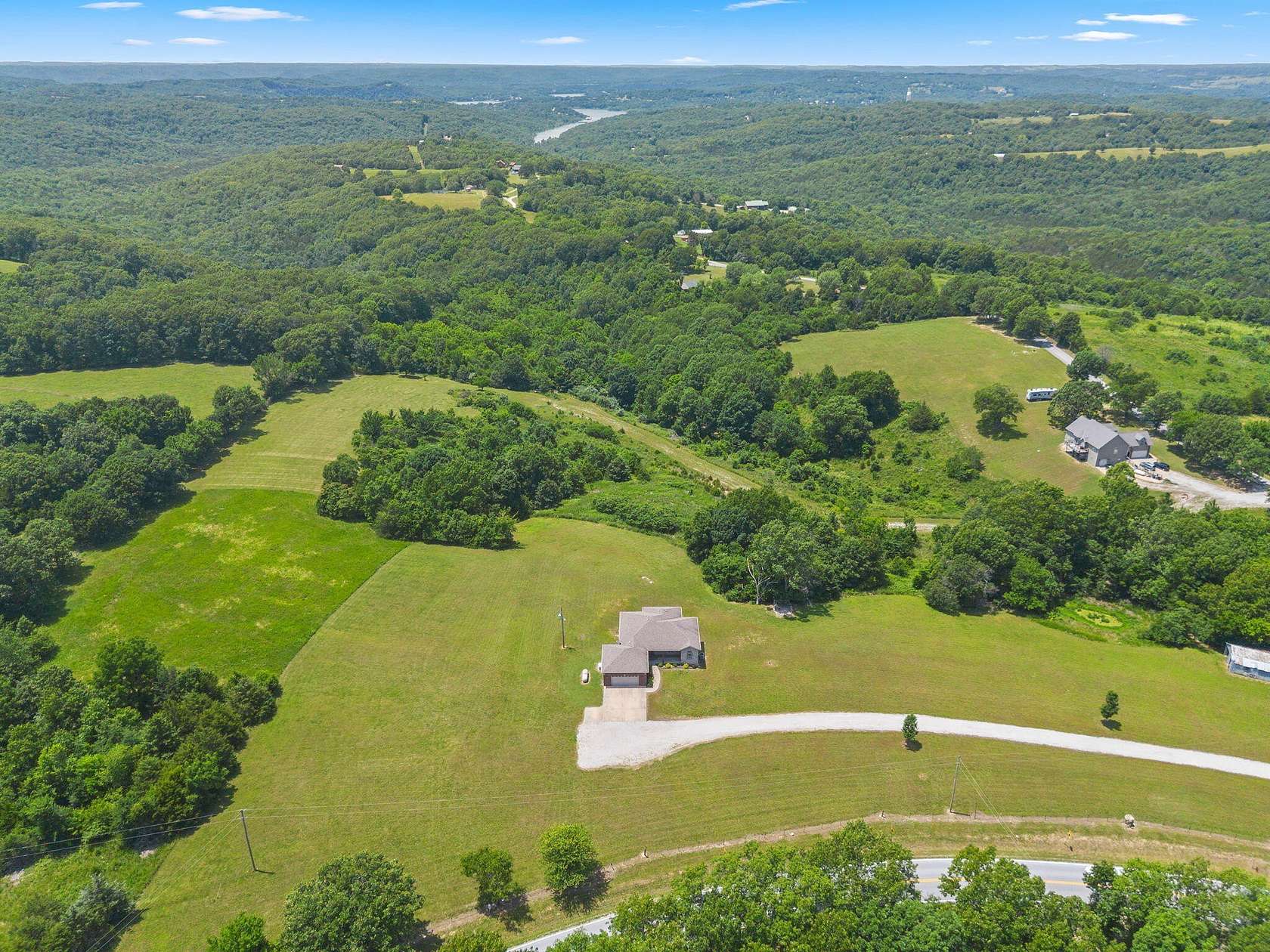 10 Acres of Land with Home for Sale in Galena, Missouri