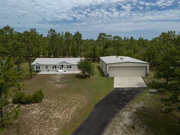 5 Acres of Land with Home for Sale in Hawthorne, Florida