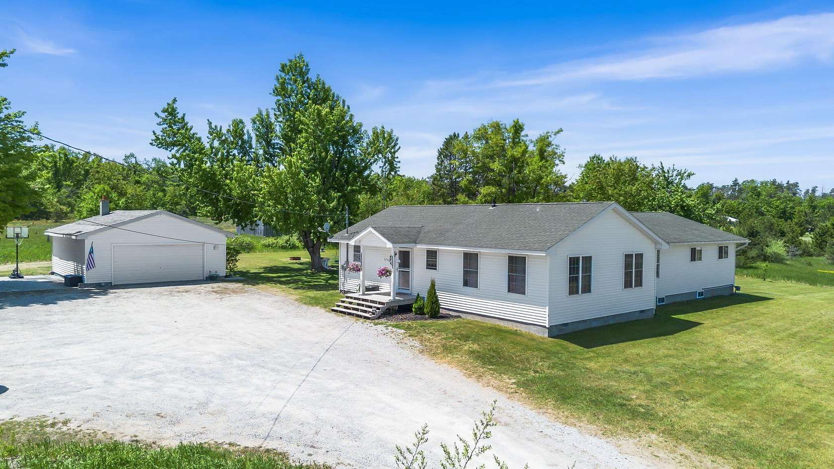 9.9 Acres of Land with Home for Sale in Cheboygan, Michigan