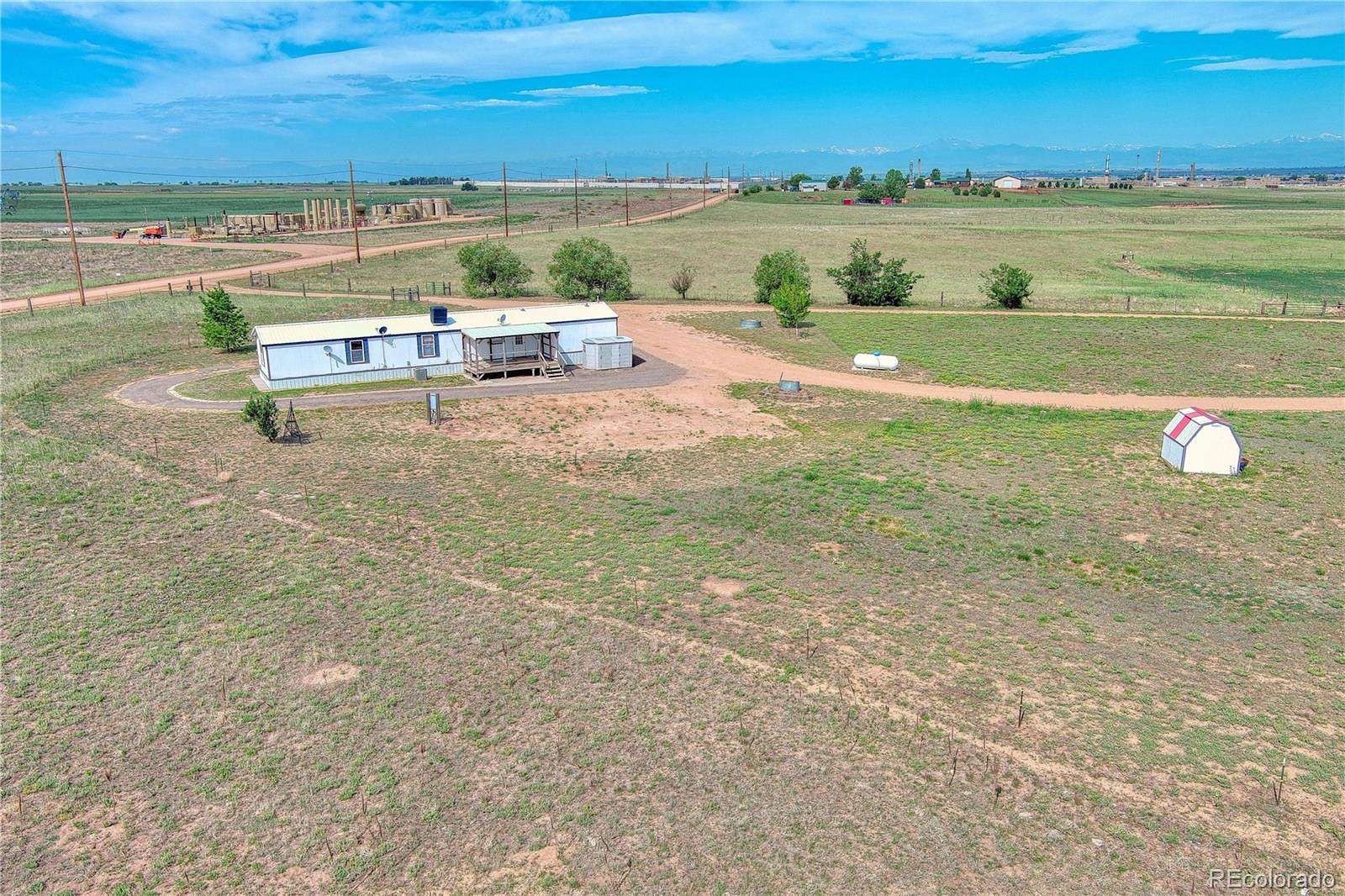 46.3 Acres of Land with Home for Sale in Platteville, Colorado