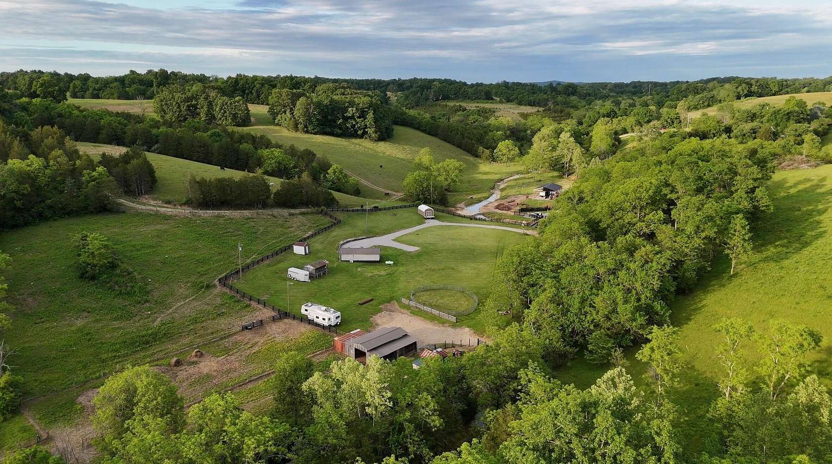 8.27 Acres of Land with Home for Sale in Owingsville, Kentucky