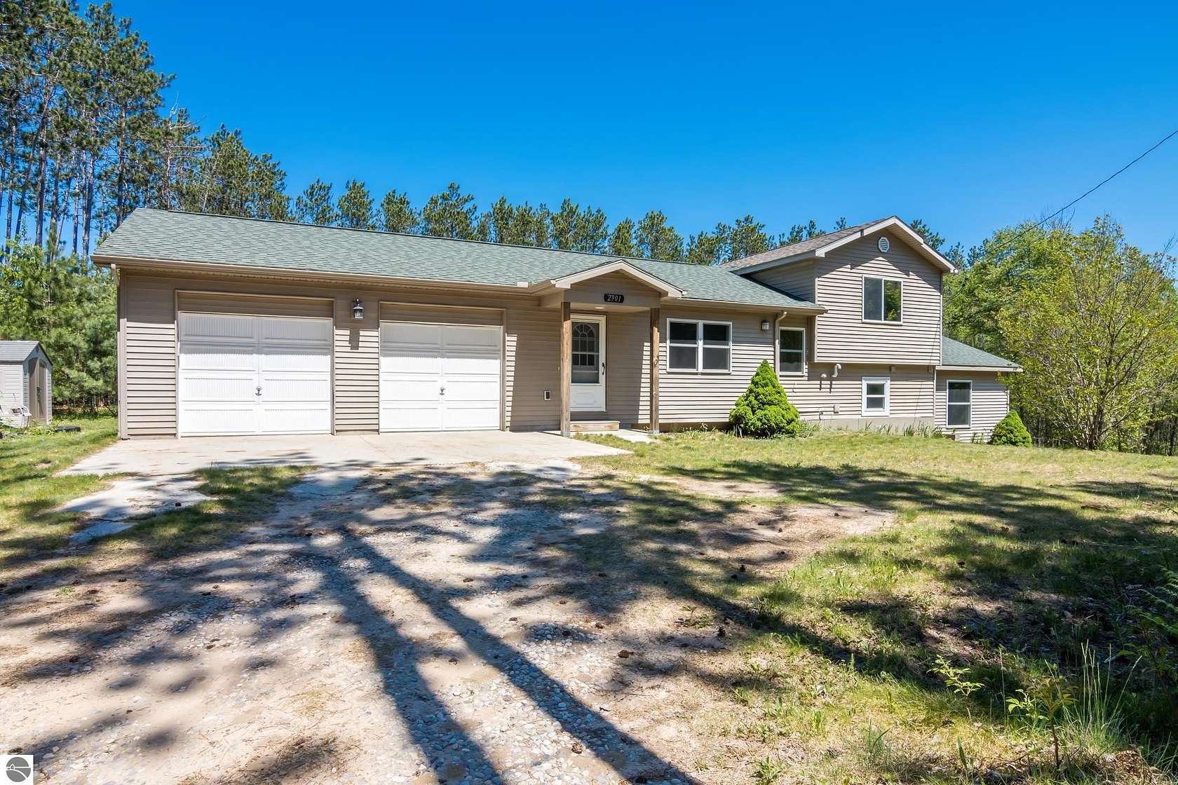 2.5 Acres of Land with Home for Sale in Kingsley, Michigan