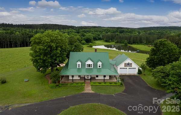 111 Acres of Land with Home for Sale in Asheboro, North Carolina