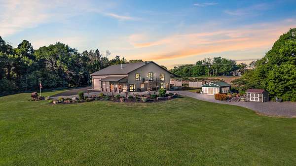 9.33 Acres of Land with Home for Sale in Mosinee, Wisconsin
