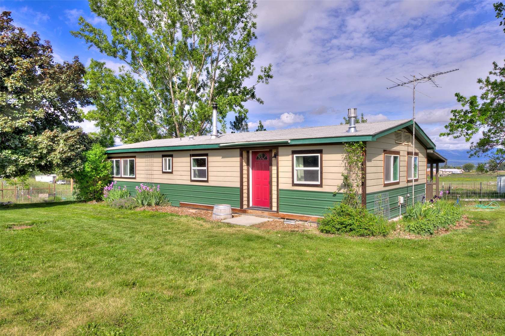 5 Acres of Land with Home for Sale in Corvallis, Montana