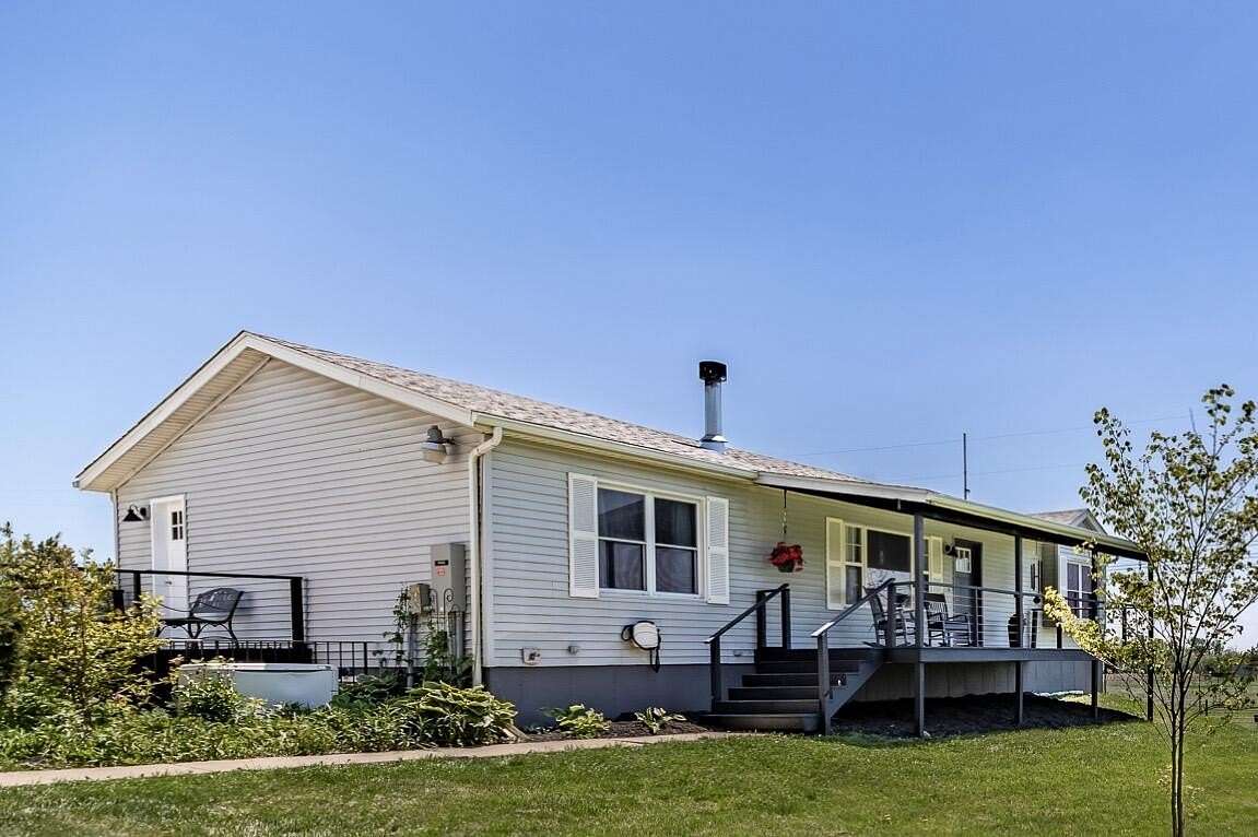7.72 Acres of Land with Home for Sale in Hebron, Indiana