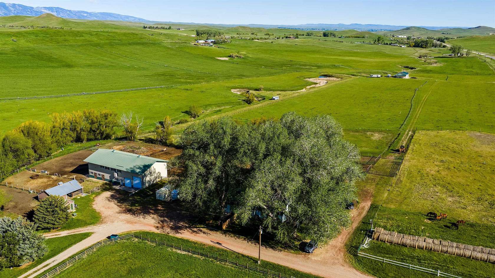 37.3 Acres of Land with Home for Sale in Sheridan, Wyoming