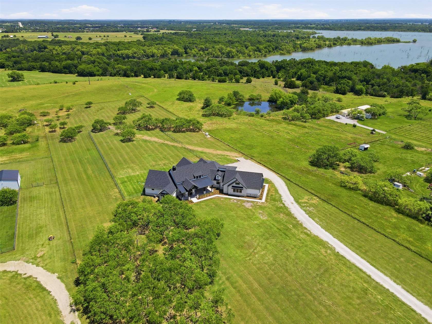 10 Acres of Land with Home for Sale in Valley View, Texas