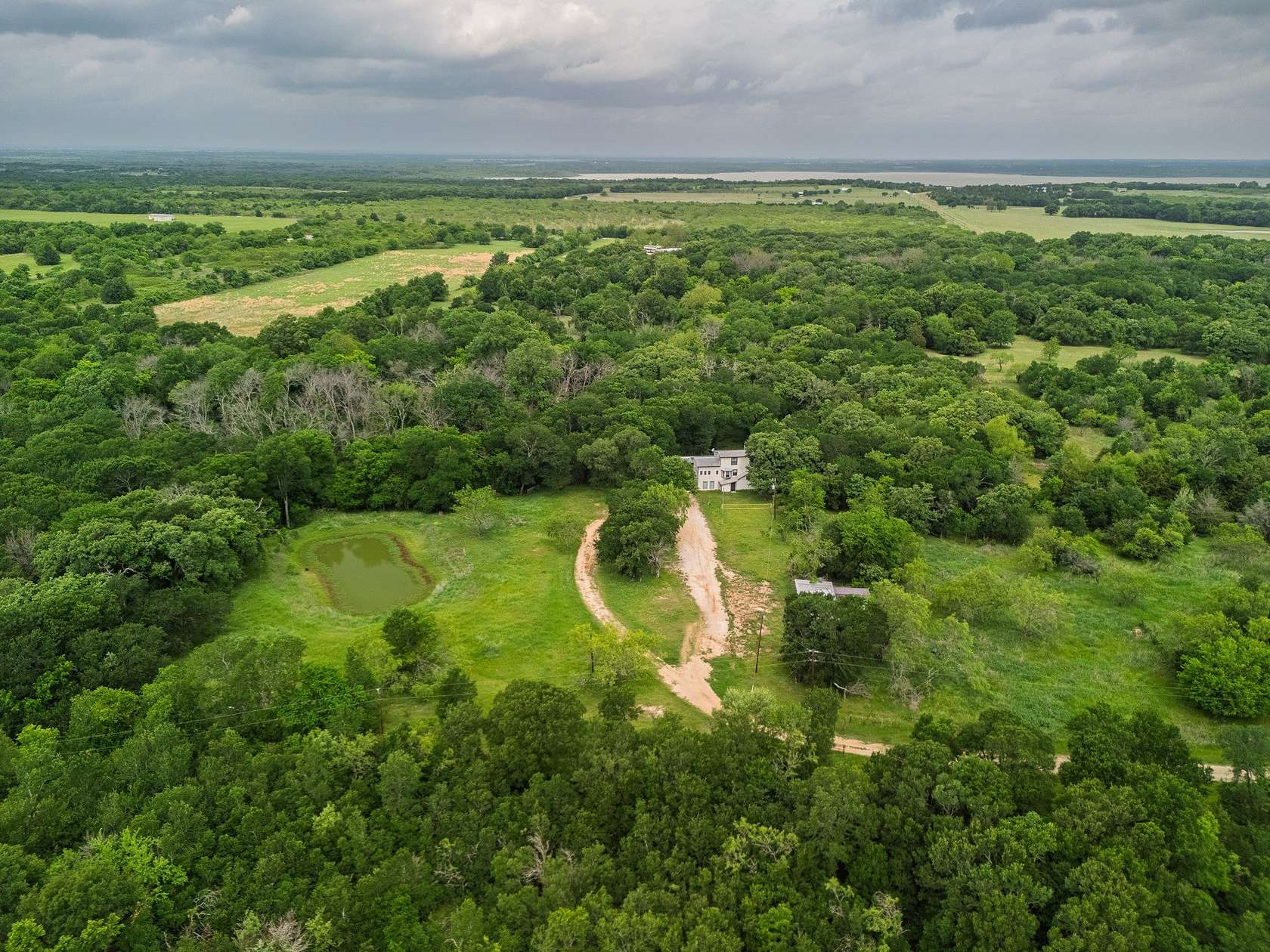 19.7 Acres of Land with Home for Sale in Hubbard, Texas