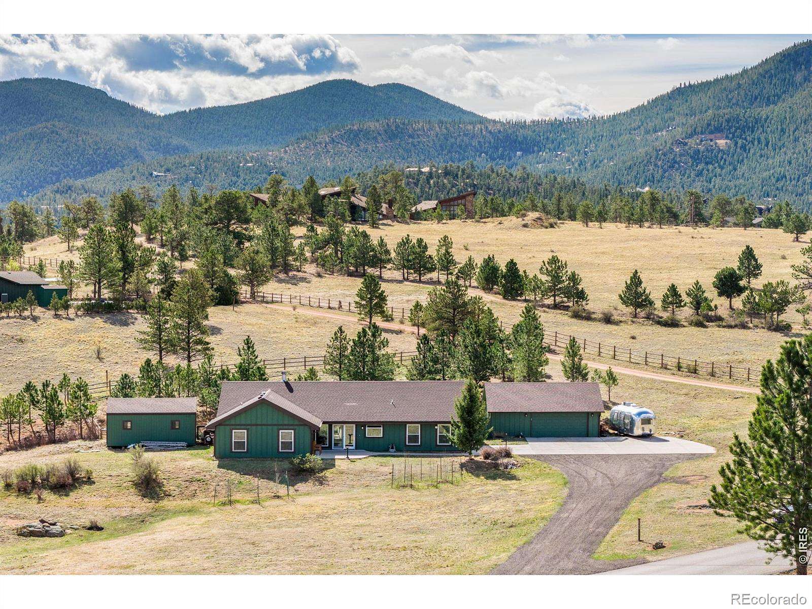 2.5 Acres of Land with Home for Sale in Estes Park, Colorado