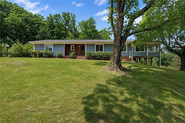 55 Acres of Recreational Land with Home for Sale in Rome, Georgia