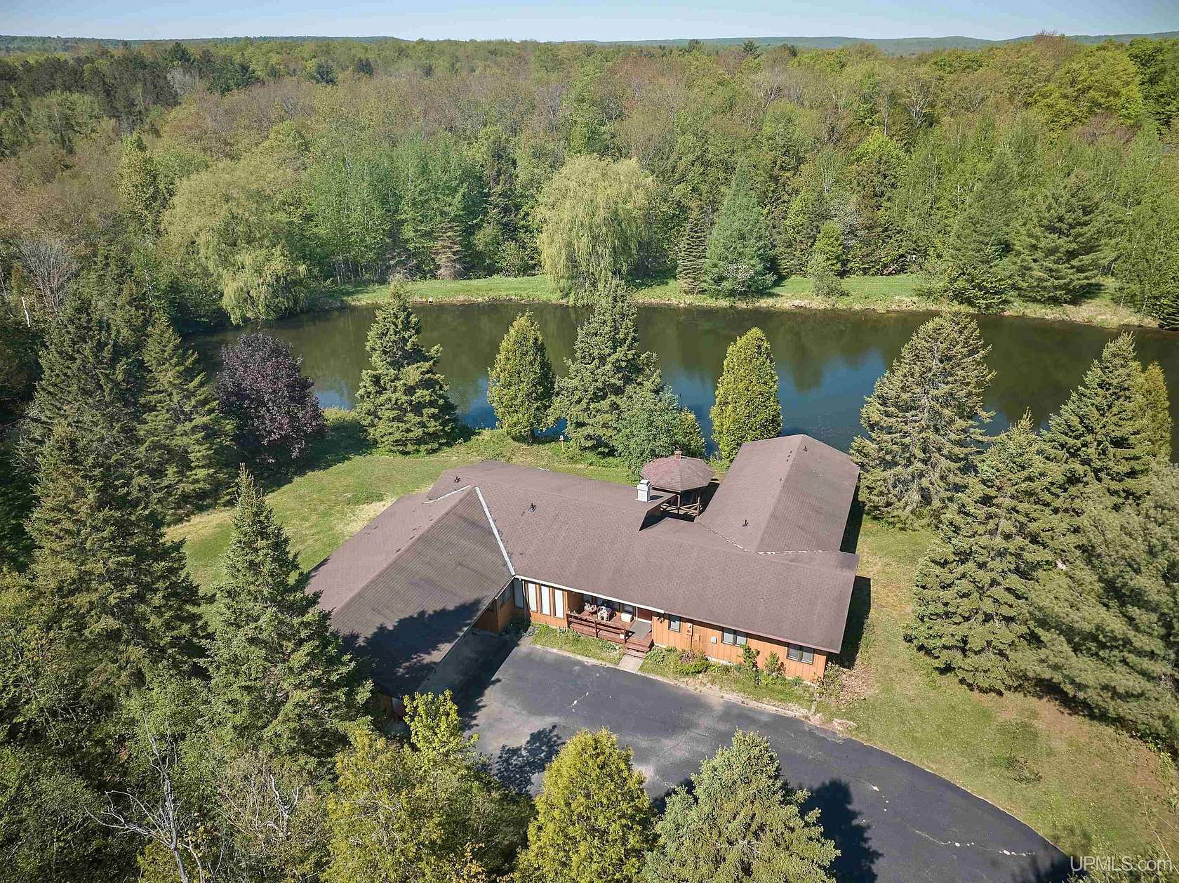 11.5 Acres of Recreational Land with Home for Sale in Munising, Michigan
