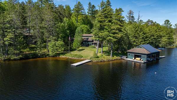 21 Acres of Recreational Land with Home for Sale in Onchiota, New York