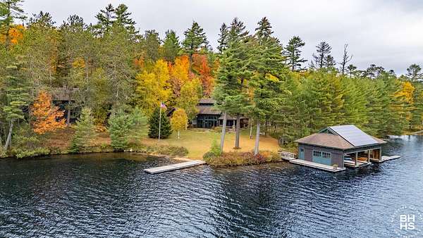 21 Acres of Recreational Land with Home for Sale in Onchiota, New York