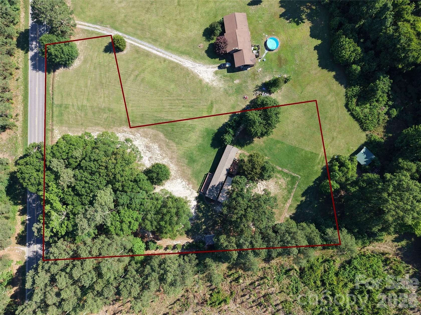 2 Acres of Land with Home for Sale in Wadesboro, North Carolina