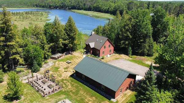 15.1 Acres of Land with Home for Sale in Elcho, Wisconsin