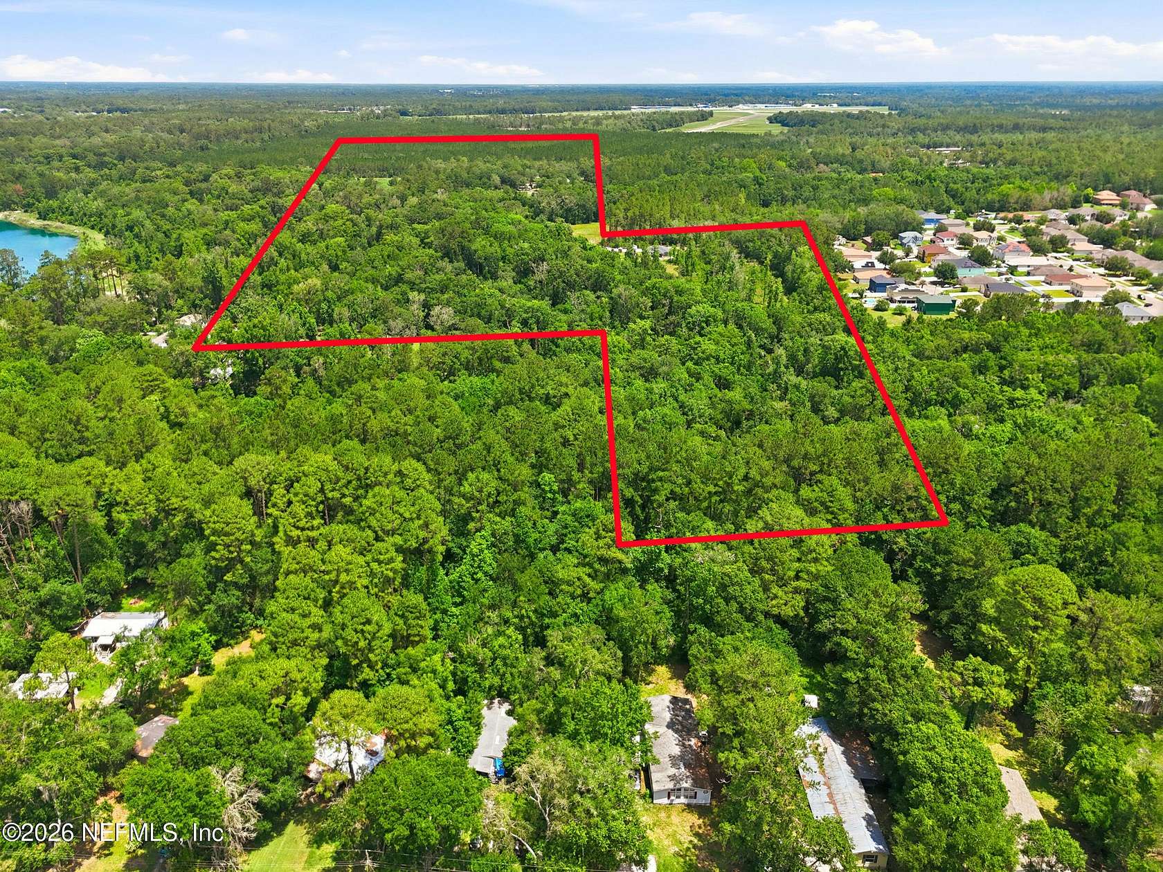 27.2 Acres of Land with Home for Sale in Jacksonville, Florida