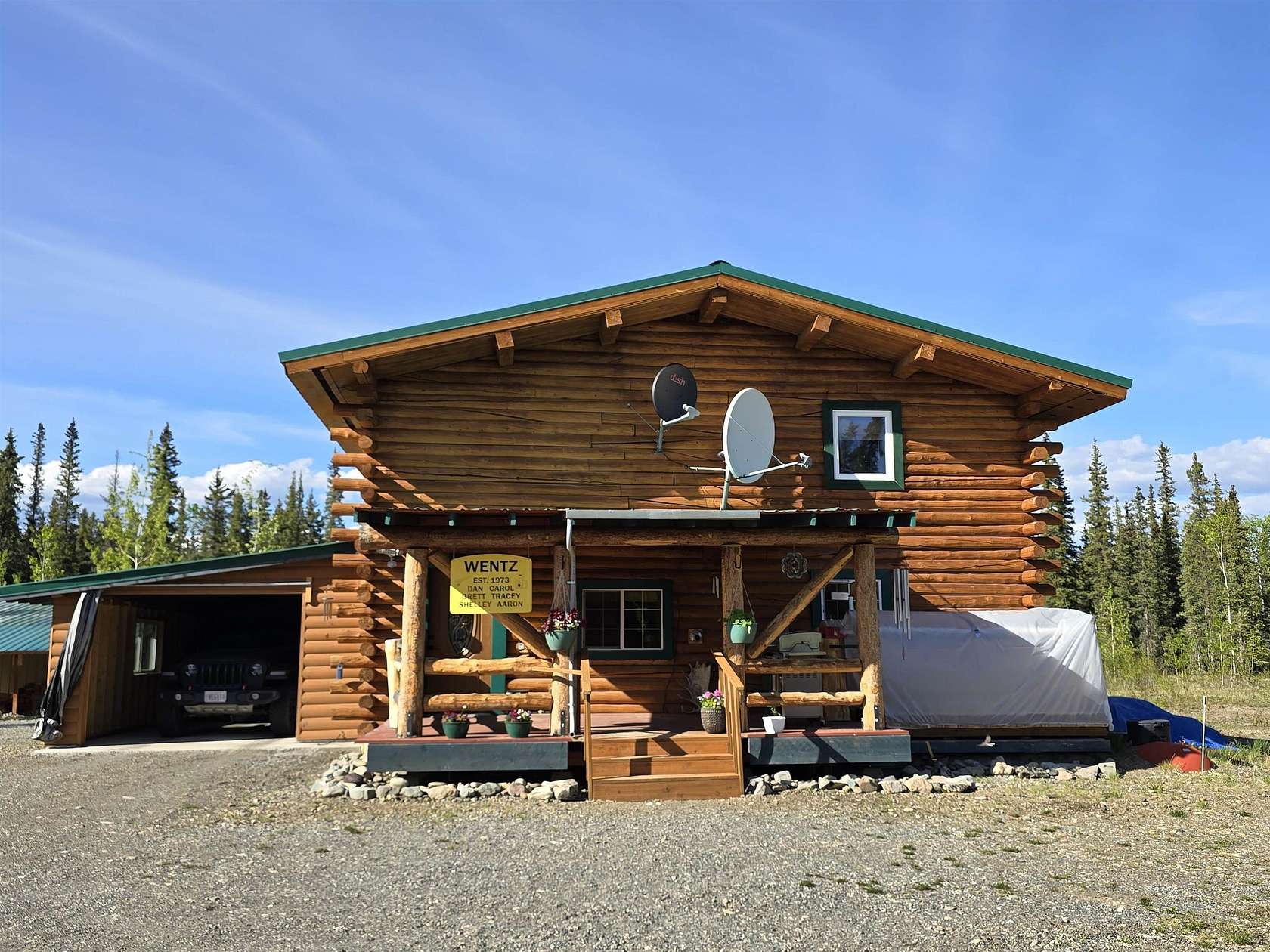 6 Acres of Land with Home for Sale in Tok, Alaska