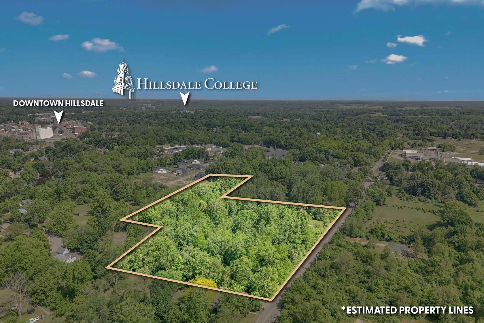 6.75 Acres of Residential Land for Sale in Hillsdale, Michigan