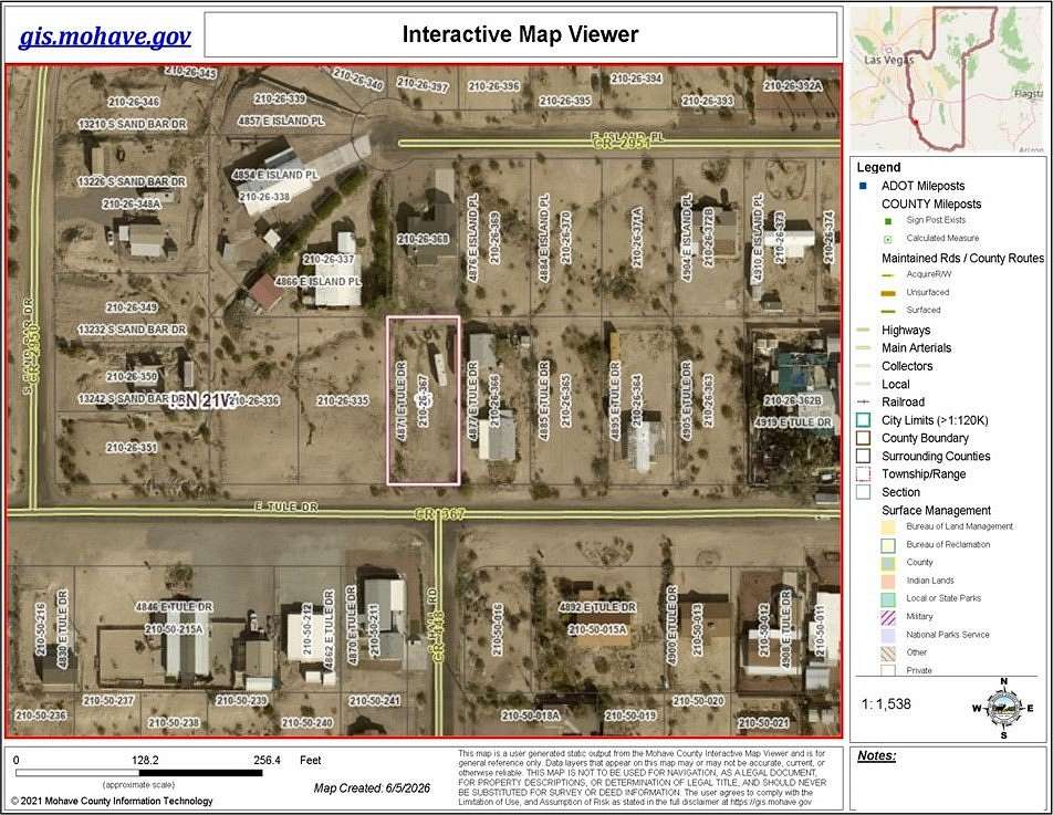 0.3 Acres of Residential Land for Sale in Topock, Arizona