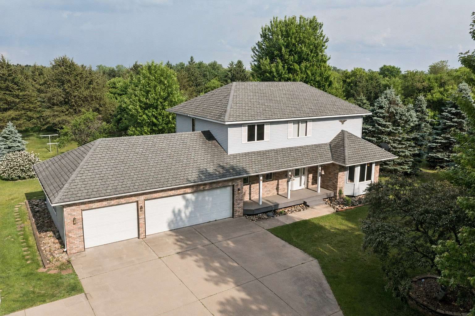 4.53 Acres of Land with Home for Sale in Clear Lake, Minnesota