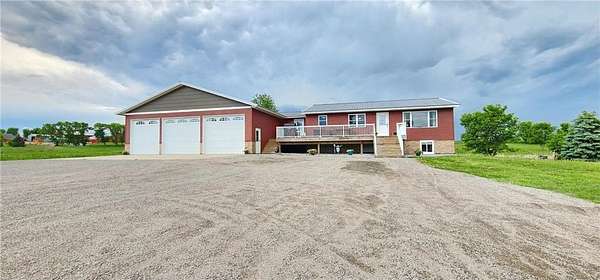 5.49 Acres of Land with Home for Sale in Burnhamville Township, Minnesota