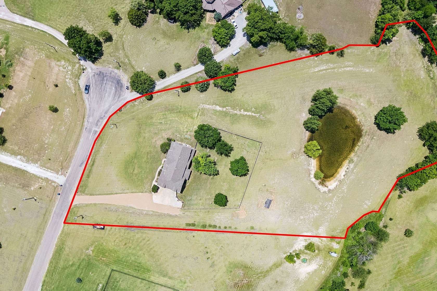3.2 Acres of Land with Home for Sale in Van Alstyne, Texas