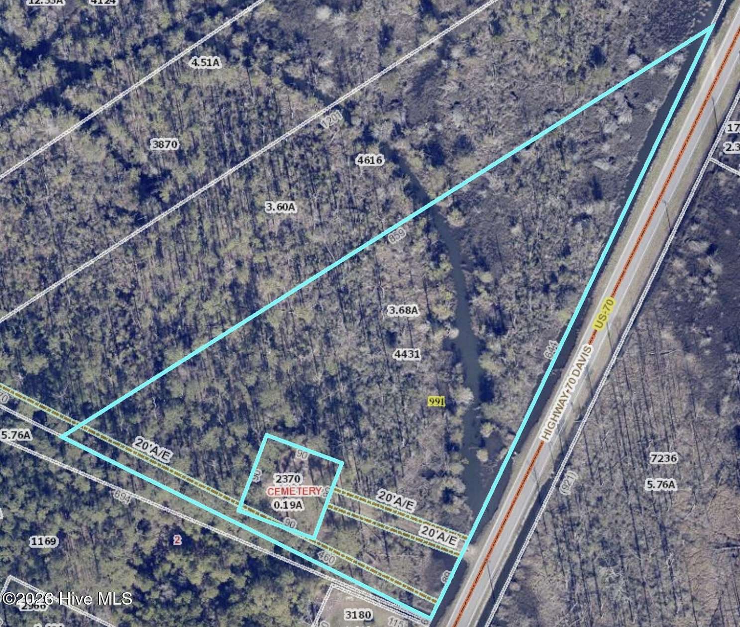 3.68 Acres of Residential Land for Sale in Davis, North Carolina