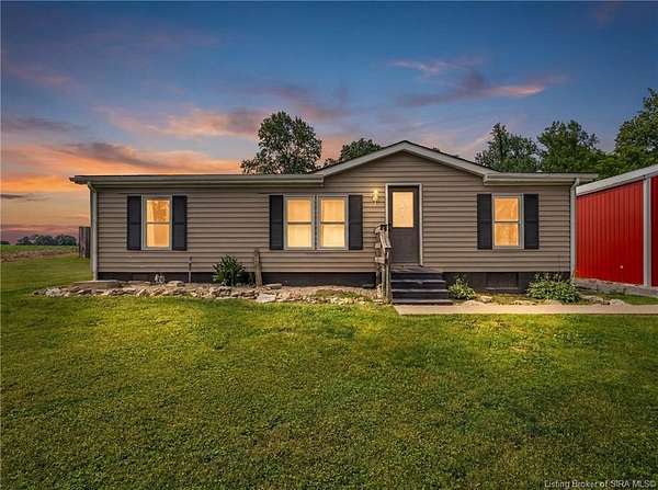11.3 Acres of Land with Home for Sale in Elizabeth, Indiana