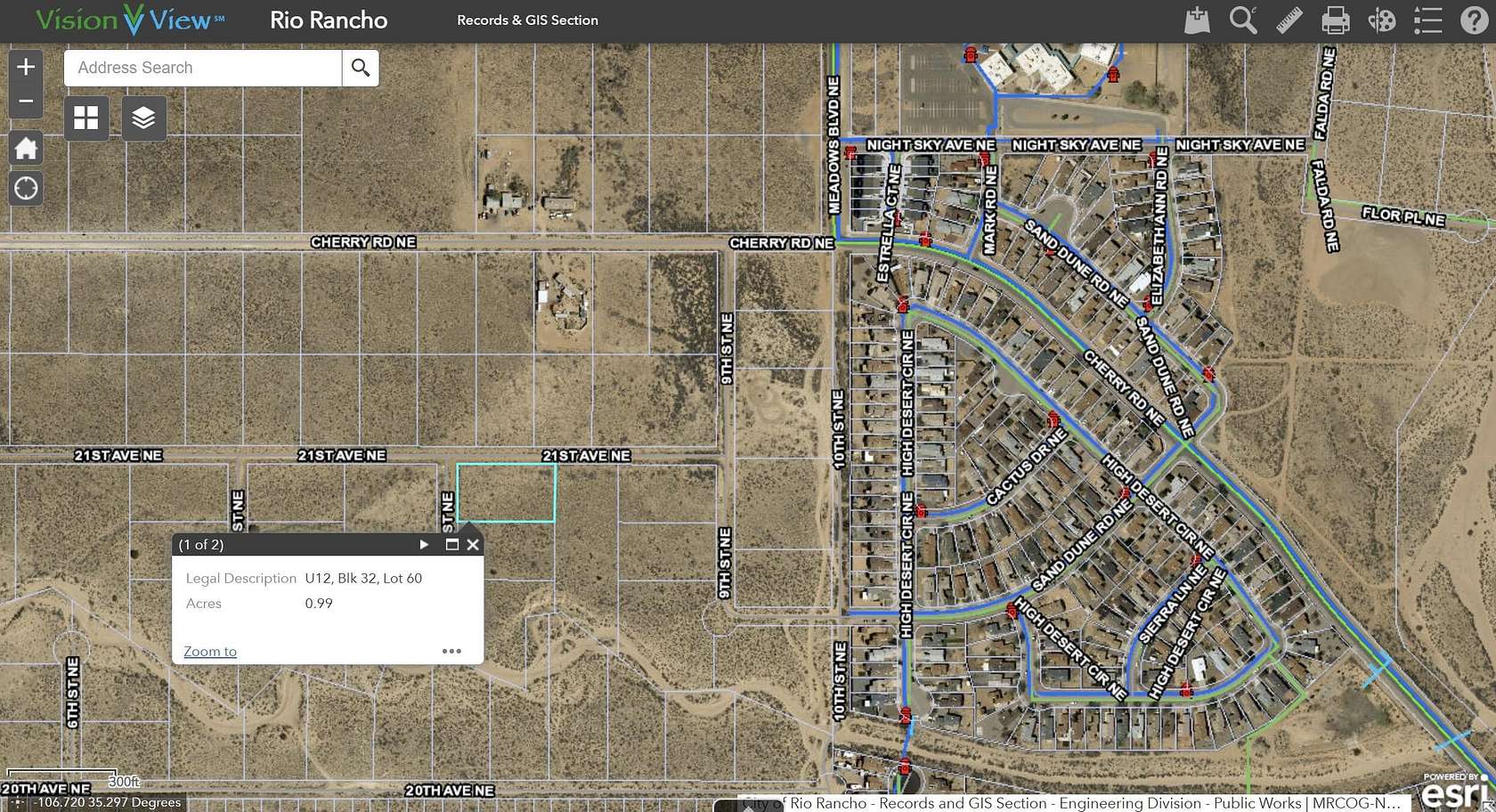 1 Acre of Residential Land for Sale in Rio Rancho, New Mexico