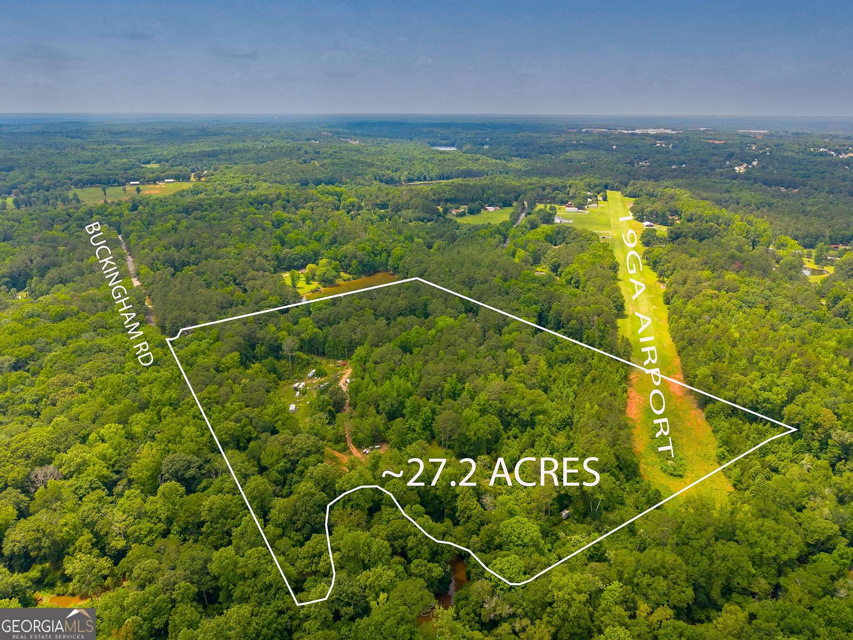 27.2 Acres of Recreational & Residential Land for Sale in Fayetteville, Georgia