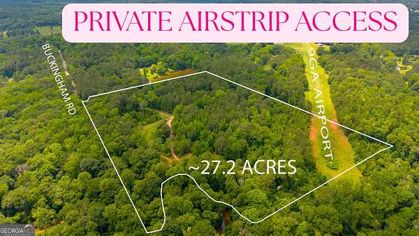 27.2 Acres of Recreational & Residential Land for Sale in Fayetteville, Georgia