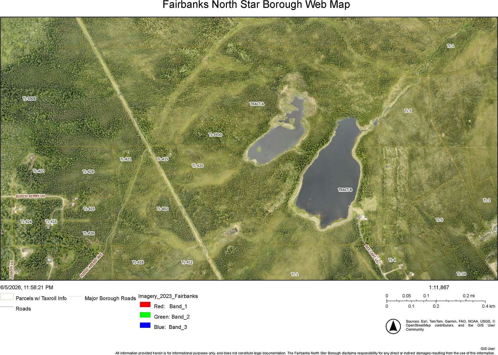 80 Acres of Recreational Land for Sale in Ester, Alaska