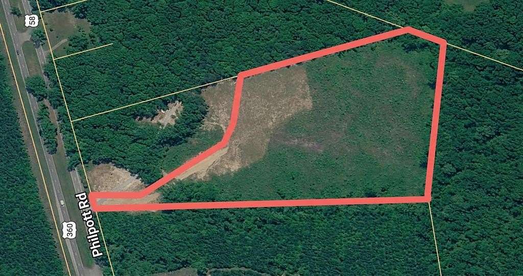 10.7 Acres of Recreational & Residential Land for Sale in South Boston, Virginia