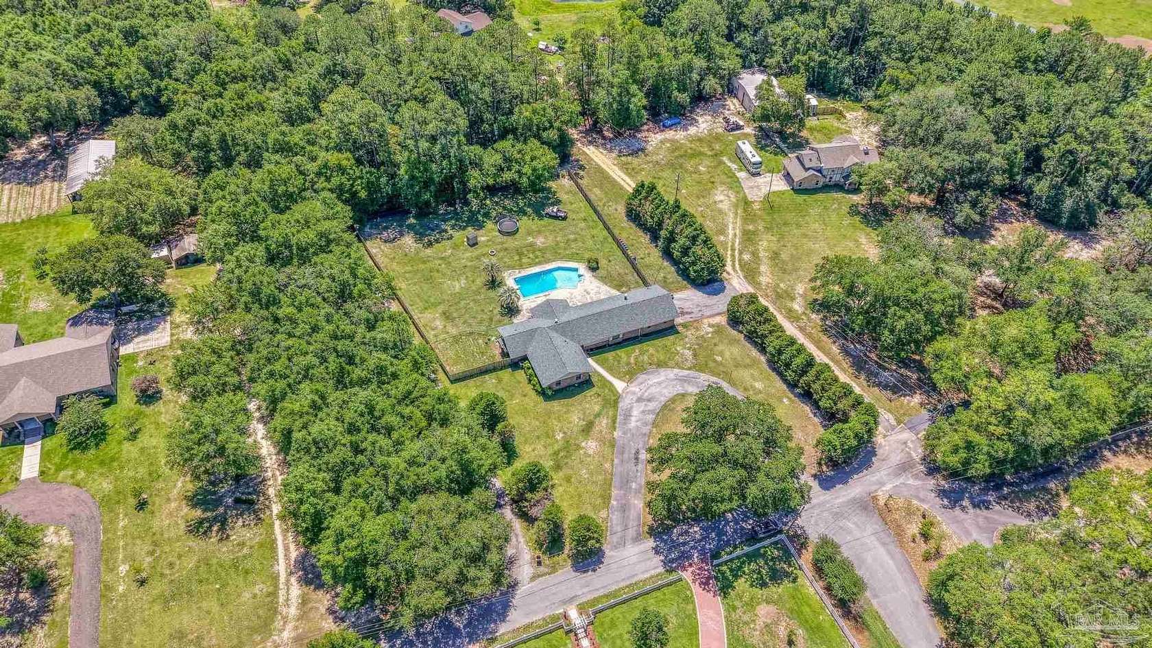 2 Acres of Land with Home for Sale in Milton, Florida