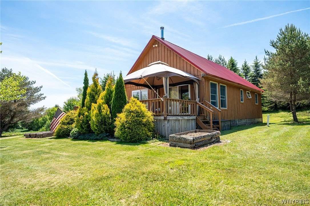 10.9 Acres of Recreational Land with Home for Sale in Franklinville, New York