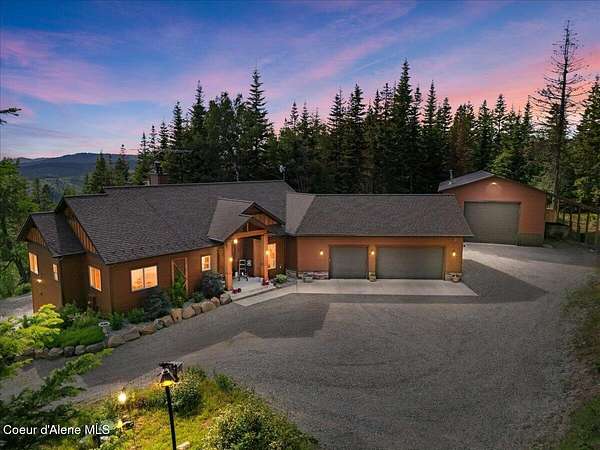 19.8 Acres of Land with Home for Sale in Rathdrum, Idaho