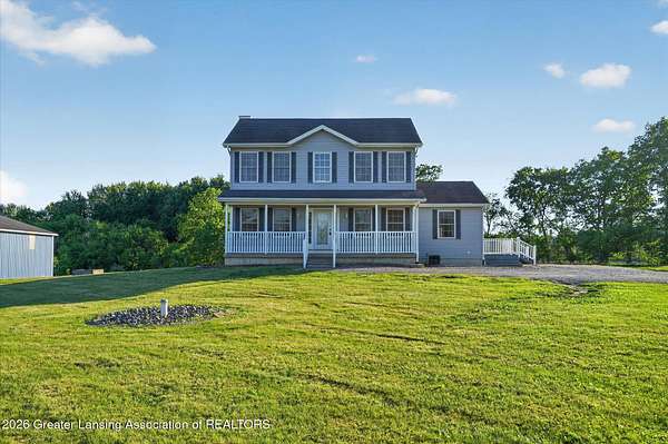 4.15 Acres of Land with Home for Sale in Eaton Rapids, Michigan