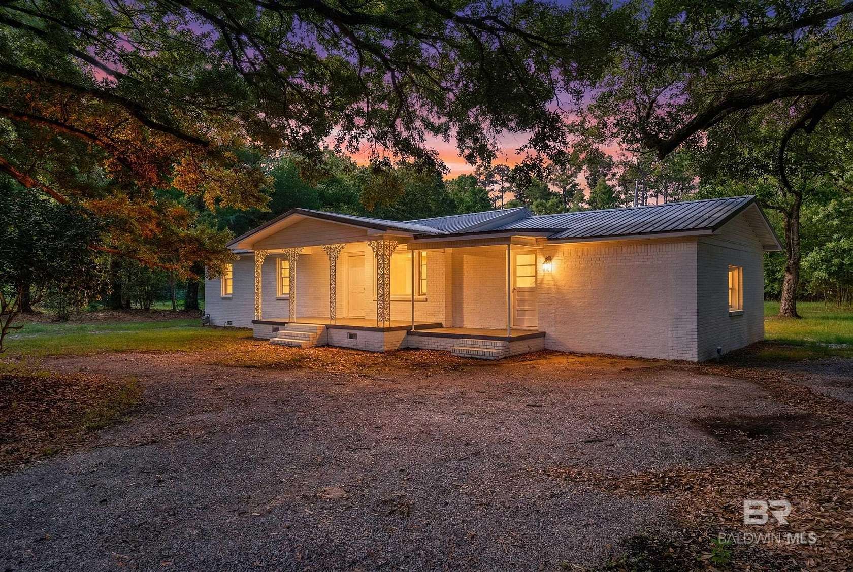 3 Acres of Land with Home for Sale in Stockton, Alabama