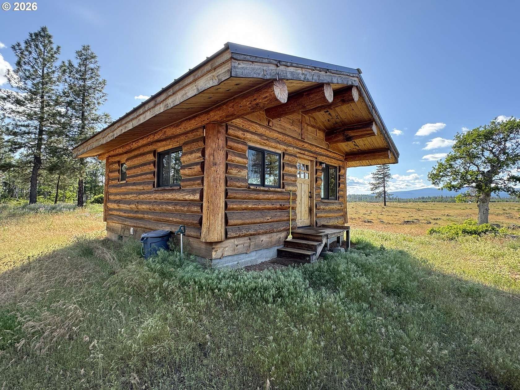 80 Acres of Recreational Land with Home for Sale in Goldendale, Washington