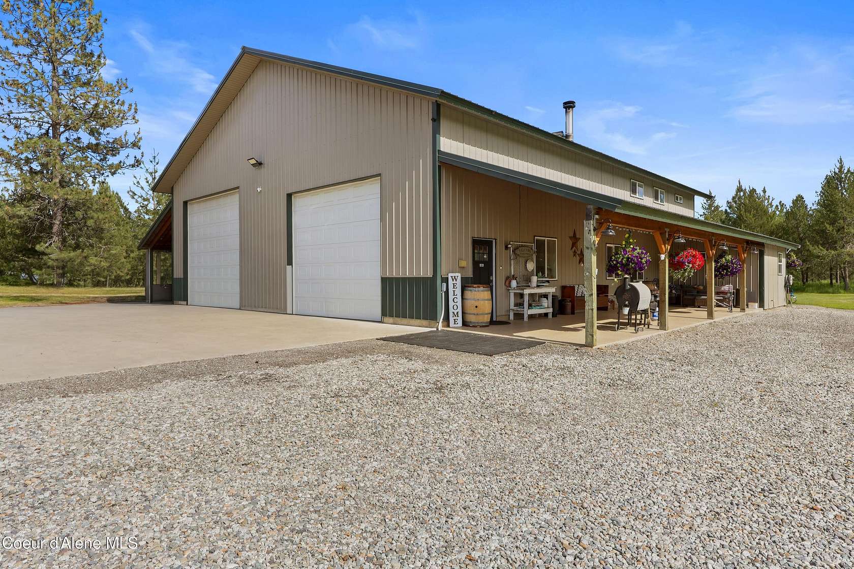 10 Acres of Recreational Land with Home for Sale in Athol, Idaho