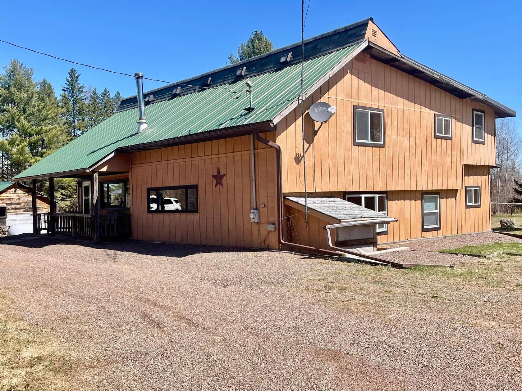 10 Acres of Recreational Land with Home for Sale in Loretta, Wisconsin