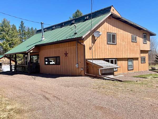 10 Acres of Recreational Land with Home for Sale in Loretta, Wisconsin