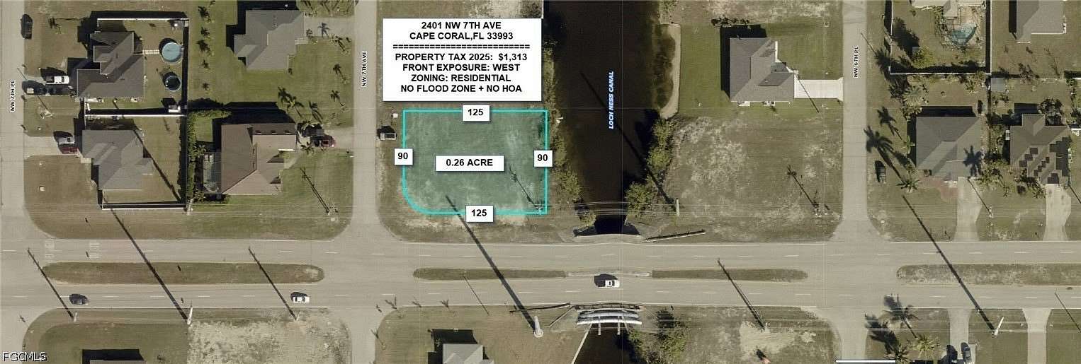 0.26 Acres of Residential Land for Sale in Cape Coral, Florida